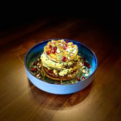 Crispy Eggplant + Spiced Potatoes